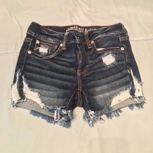 American Eagle ripped shorts